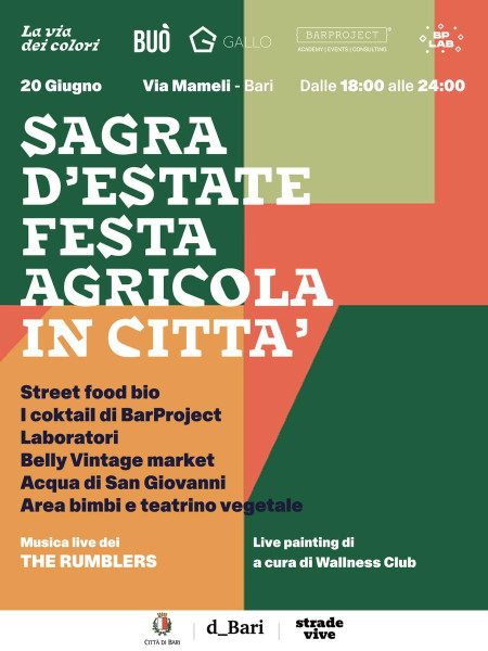 Torna la Sagra d'Estate, la Festa Agricola in città