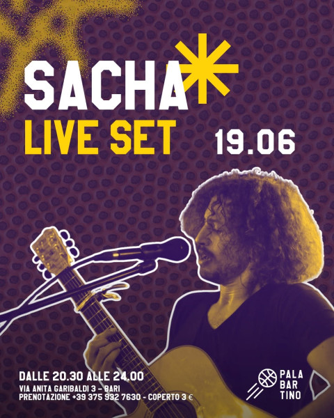 Sacha in live