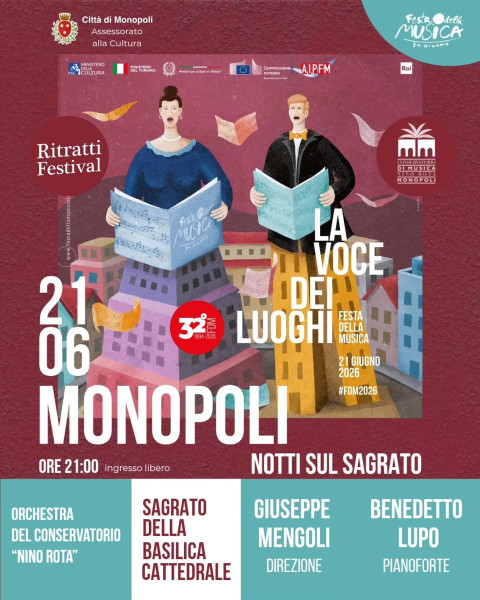 Ritratti Festival 2026 | Festa della Musica | Benedetto Lupo e Giuseppe Mengoli