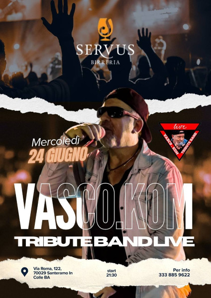 Vasco.kom TributBand Live at Servus Birreria