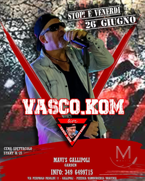 VASCO. KOM live Tribute band