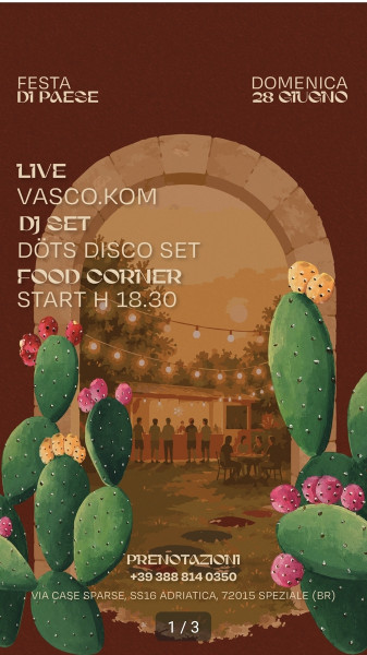 Festa del paese con i VASCO. KOM live