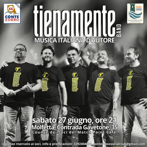 Musica Italiana d'autore: TIENAMENTE BAND a Molfetta