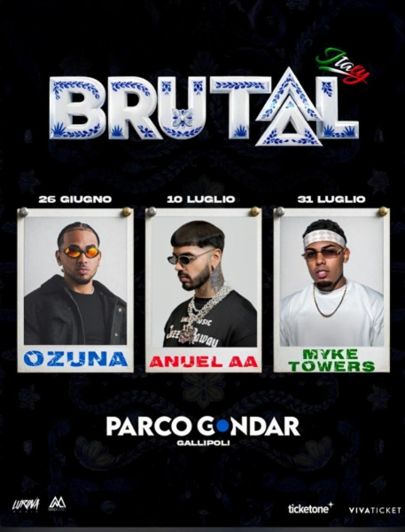 Myke Towers x Brutal Ibiza al Parco Gondar Gallipoli