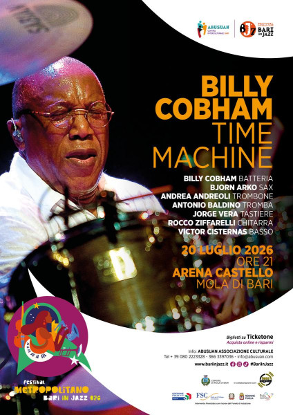 Billy Cobham per Bari in jazz 2026
