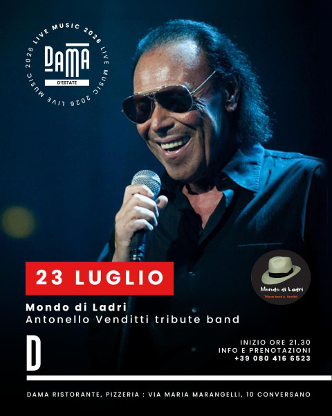 Mondo di ladri - Antonello Venditti tribute band live at Dama