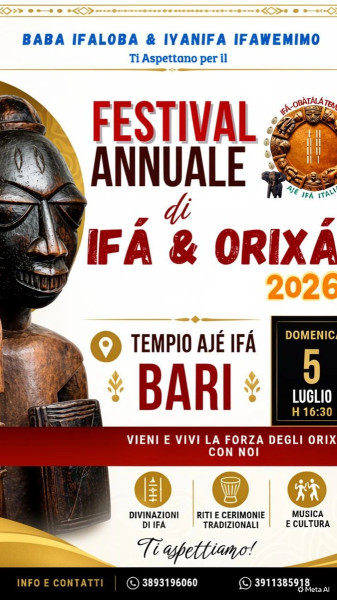 FESTIVAL di ORIXÁ: Axé e Ancestralità