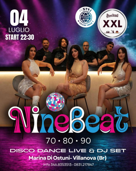 Ninebeat (70-80-90 Disco Dance Live) + DJ Set