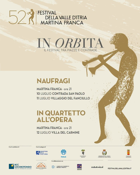 IN ORBITA presenta IN QUARTETTO ALL’OPERA - Festival della Valle d'Itria 2026