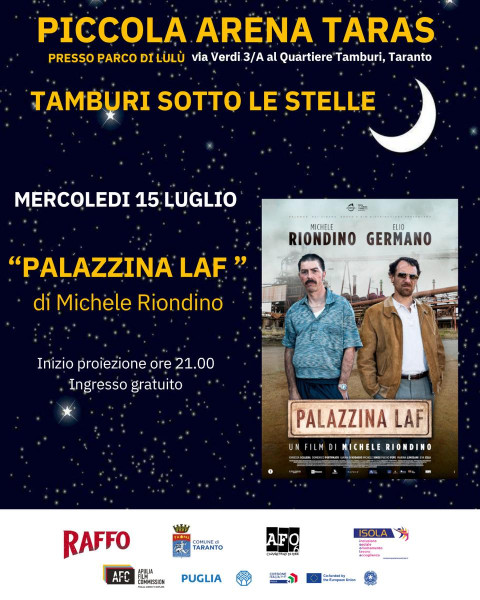 "PALAZZINA LAF" - Cinema sotto le stelle