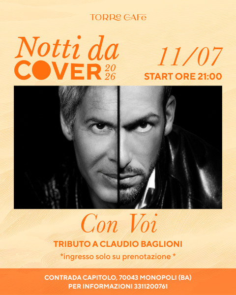 Con Voi - Tributo a Claudio Baglioni live at Torre Cafè