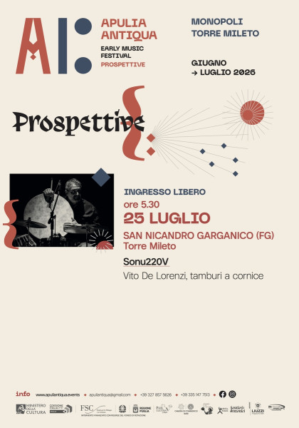 Apuliantiqua 2026 - Prospettive | Sonu220V