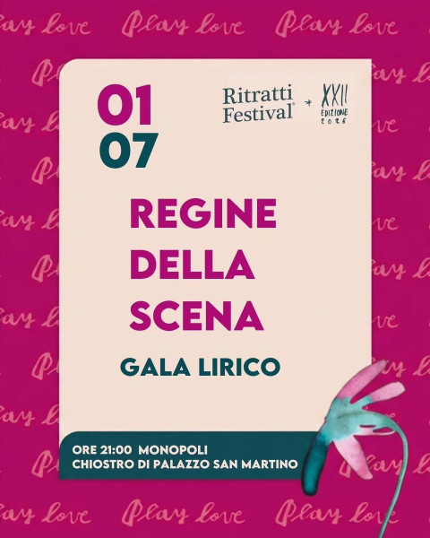 Ritratti Festival 2026 | REGINE DELLA SCENA