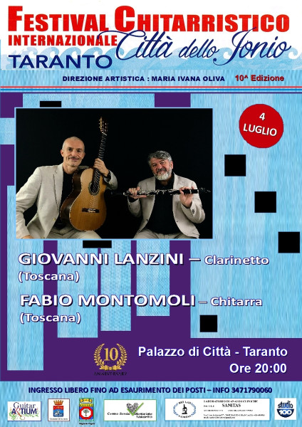 Festival Chitarristico Internazionale "Città dello Jonio" DUO CLARINETTO E CHITARRA