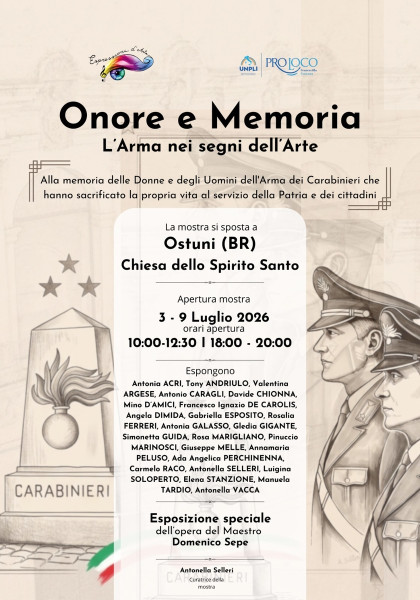 Onore e Memoria, L’arma nei segni dell’Arte