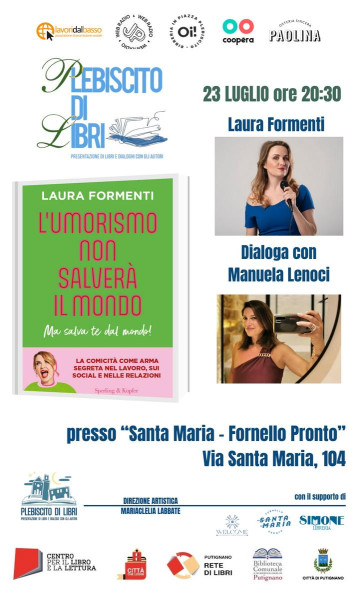 Laura Formenti a "Plebiscito di Libri"
