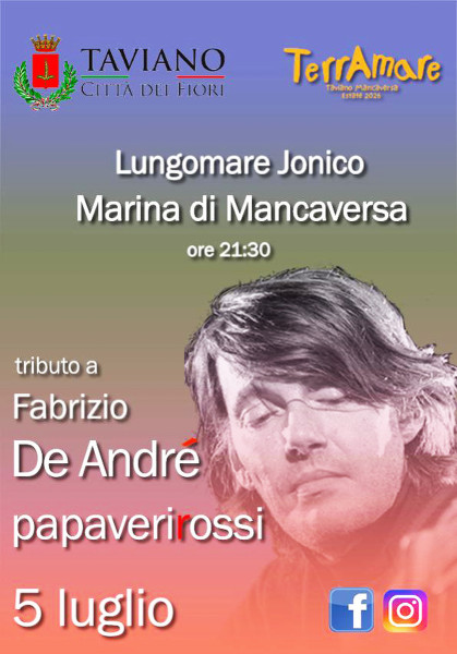 Tributo a Fabrizio De André - Papaveri Rossi