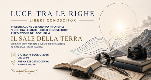 Presentazione del Gruppo "Luce tra le Righe" e Proiezione de "Il Sale della Terra"