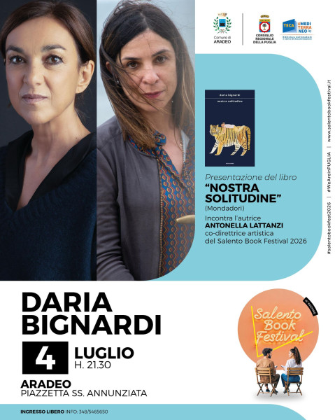 Presentazione del libro 'Nostra solitudine' di Daria Bignardi - Salento Book Festival