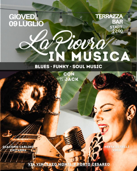 Apericena in Loggia: Sapori di Mare e Note Blues, Soul & Funky