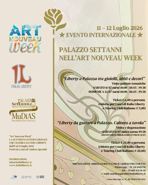 Rutigliano nell'Art Nouveau Week 2026
