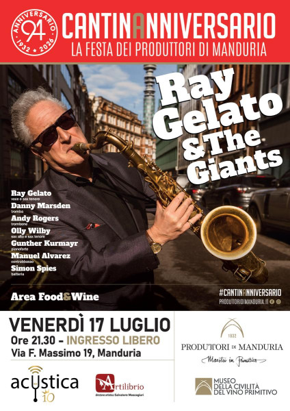 Acustica10 chiude in festa con Ray Gelato & The Giants