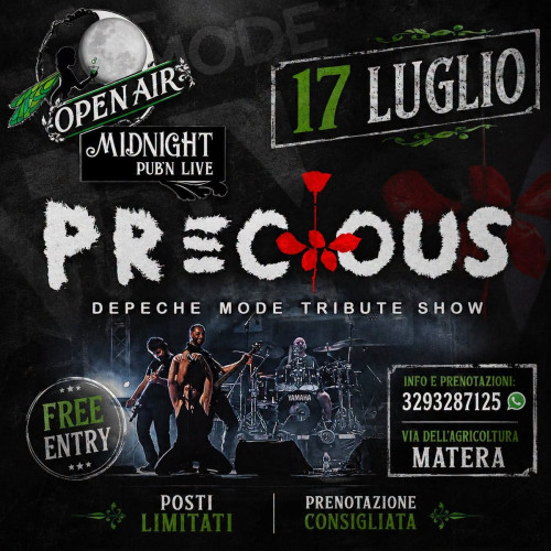 PRECIOUS - Depeche Mode tribute show live a Matera