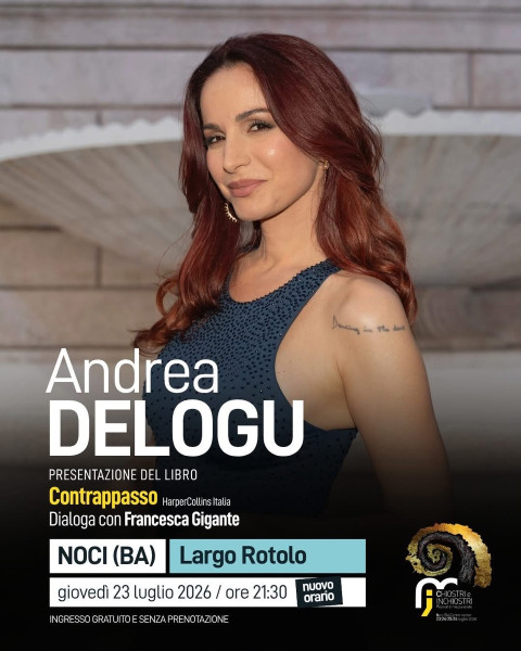 Andrea Delogu a Chiostri e Inchiostri 2026