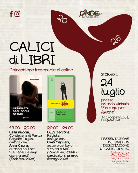 Calici di libri - Chiacchiere letterarie al calice