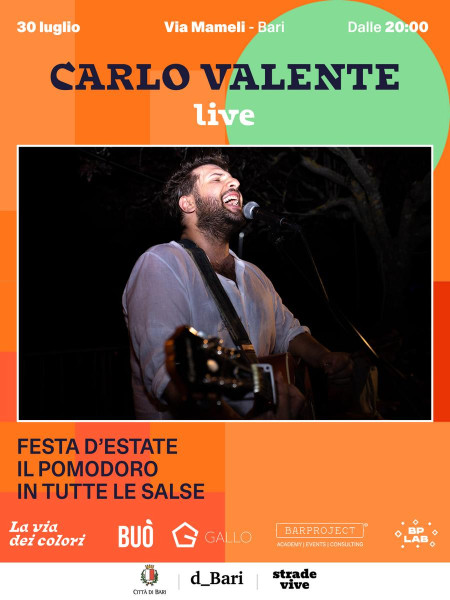 Carlo Valente live a La Festa D'Estate