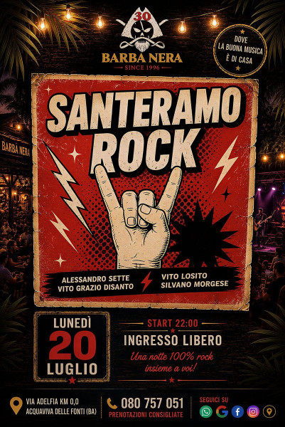 Santeramo Rock! Il Meglio del Rock dalle Origini ad Oggi
