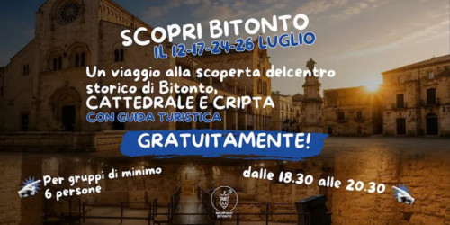 Visita guidata gratuita del Centro Storico, Cattedrale e Cripta di Bitonto