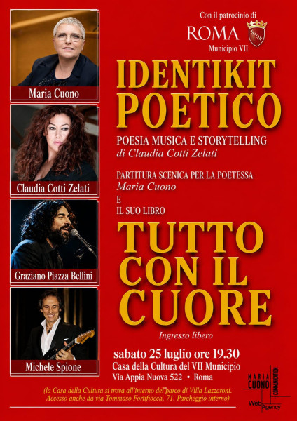 A grande richiesta ritorna Identkit Poetico Tutto con il cuore