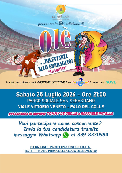 Olè... Dilettanti allo sbaraglio 2026 - LA CORRIDA
