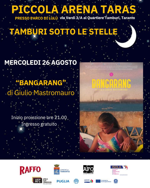 "BANGARANG" - Cinema sotto le stelle