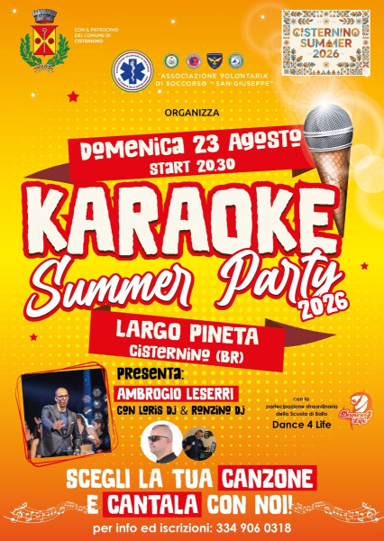 KARAOKE SUMMER PARTY 2026