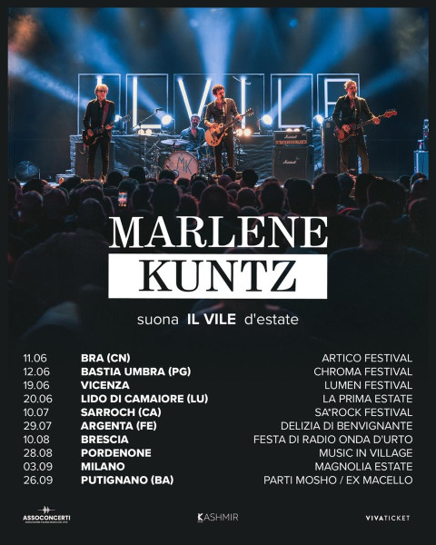 MARLENE KUNTZ suona Il Vile alla Festa di Radio Onda D'Urto