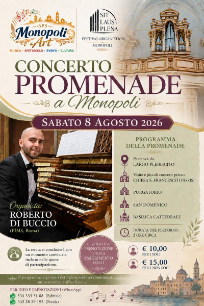 Concerto Promenade a Monopoli: Un Viaggio tra Musica, Storia e Arte