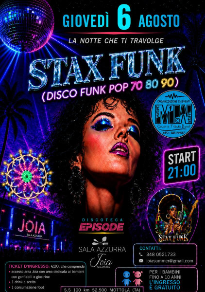 GIOVEDI DISCO  ALLA SALA GIARDINO "JOIA"  SALA AZZURRA RICEVIMENTI