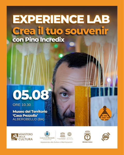 EXPERIENCE LAB- con Pino Incredix presso il Museo del Territorio