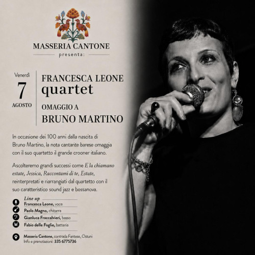 Francesca Leone quartet - Omaggio a Bruno Martino