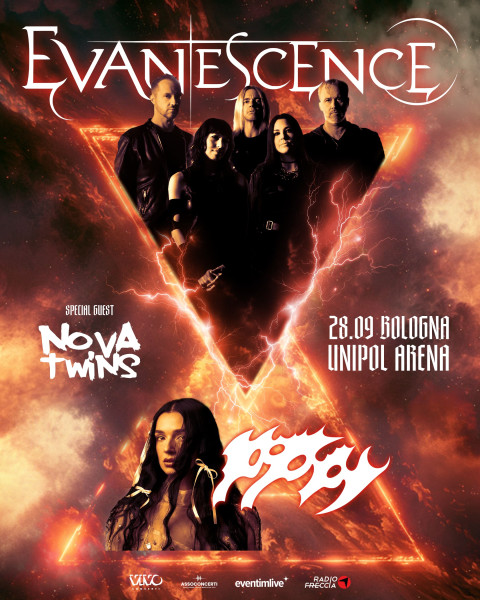 Evanescence - Tour Mondiale 2026 with special guests Poppy e Nova Twins