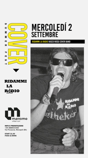 Ridammi la Radio - Vasco Rossi Cover band live at Lido Maritimo