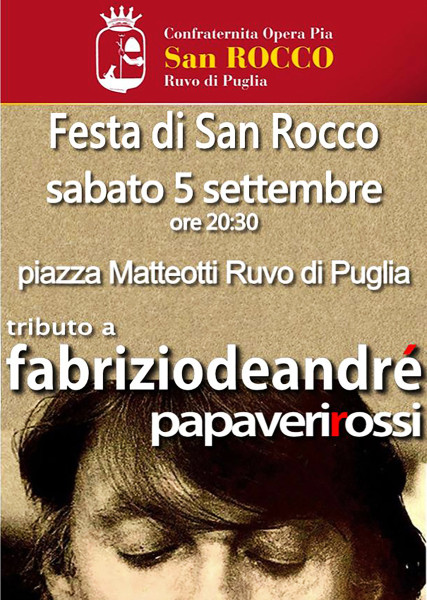 Tributo a Fabrizio De André - PAPAVERI ROSSI